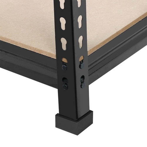 כוננית מתכת 4 מדפי ניטים