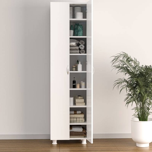 ארון 2 דלתות עם 7 מדפים דגם 6101 אופק