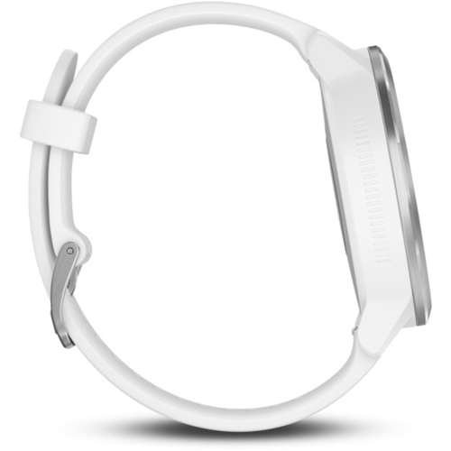 שעון חכם Vivoactive 3 בצבע לבן עם טבעת כסף Garmin
