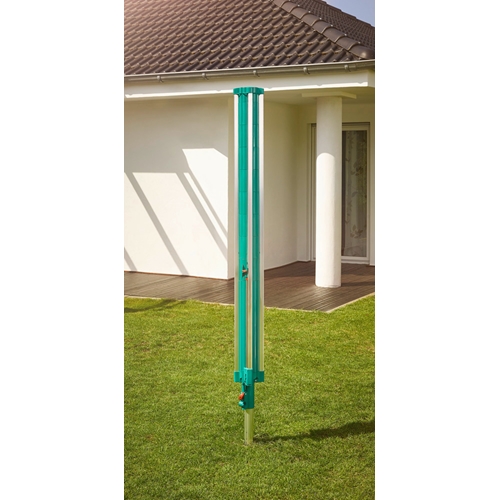 מתקן לייבוש כביסה מרשים מותאם לגינה מבית LEIFHEIT