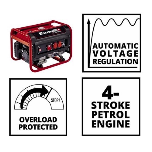 גנרטור מקצועי בעל מנוע בנזין 4 פעימות Einhell
