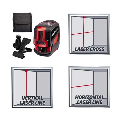 פלס לייזר "צלב" מקצועי ונוח לשימוש מבית Einhell