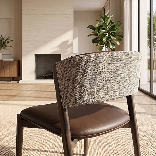 זוג כיסאות מעוצבים לפינת אוכל דגם קינדר HOME DECOR