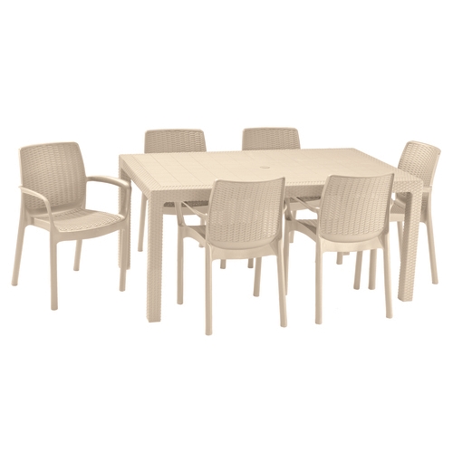 סט מלודי שולחן ו 6 כיסאות באלי MELODY SET כתר