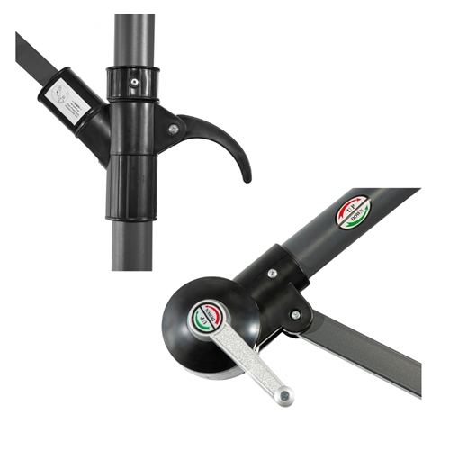 שמשיה צד 3 מטר דגם מלאגה מבית Australia Garden