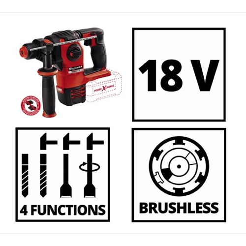 פטישון בראשלס עוצמתי נטען 18V+ סוללה ליתיום 3.0 AH
