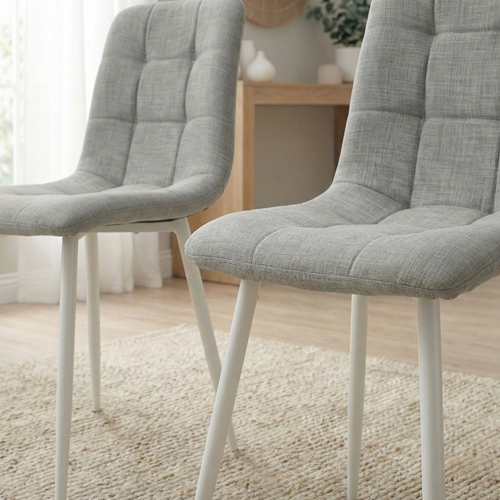 שולחן פינת אוכל אריאל לבן ו 4 כיסאות HOME DECOR