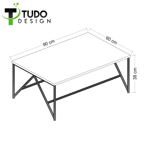 שולחן סלון מברזל יצוק Tudo Design דגם DOMO