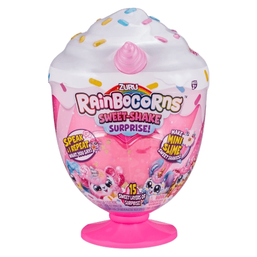 ריינבוקורן בכוס מילקשייק - זהב