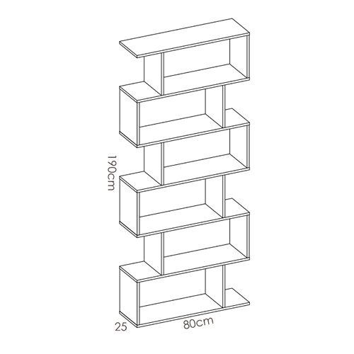 יחידת מדפים כוורת לבן מבריק תוצרת ספרד HOME DECOR