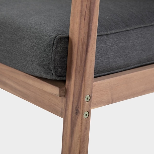 סלון חוץ זוגי מעץ דגם TIWIAN‏ מבית H.KLEIN