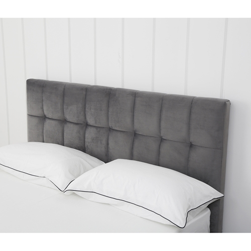 מיטה זוגית 160x200 מעוצבת ומרופדת בד קטיפתי