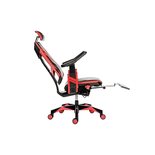 כיסא גיימינג GENIDIA Luxury עור עם משענת רגליים