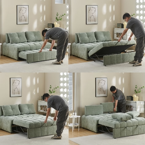 ספה נפתחת למיטה זוגית ראש מתכוונן קמפרי HOME DECOR