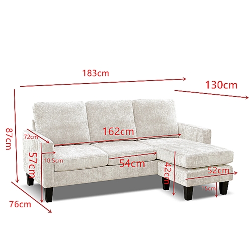 מערכת ישיבה פינתית ומודולארית ספרינג HOME DECOR