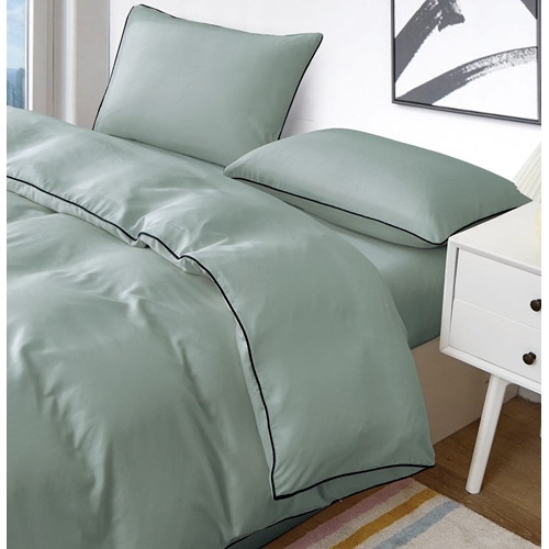 סט מצעים זוגי דגם קרל 160/200 ס"מ 100% סאטן אל קמט