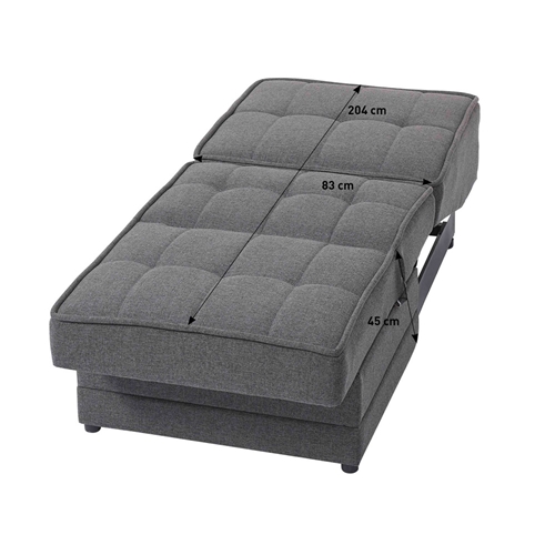כורסא נפתחת למיטה + ארגז מצעים דגם עמית HOME DECOR