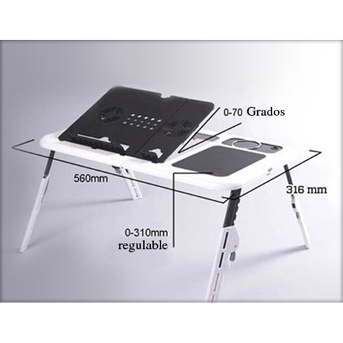 אקס-טי שולחן מתקפל לנייד+משטח קירור 2 מאווררים
