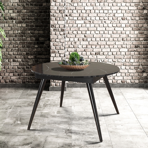 שולחן אוכל עגול נפתח 120-150 ס"מ לונדון HOME DECOR