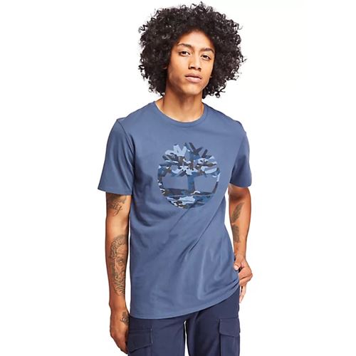 טי שירט Timberland לגברים דגם Kennebec Tree Camo