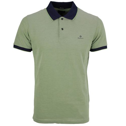 חולצת פולו Gant לגברים Oxford Pique SS Rugger