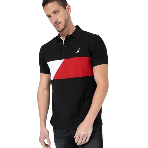 חולצת פולו Nautica לגברים דגם Classic Fit