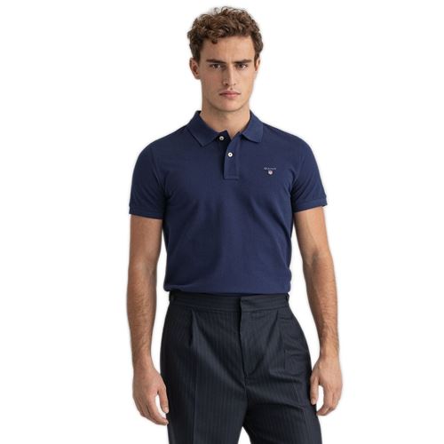 חולצת פולו Gant לגברים Original Pique SS Rugger