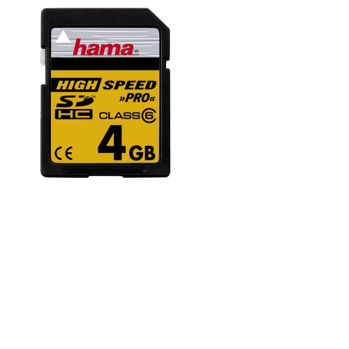 כרטיס זיכרון SDHC PRO בנפח HAMA 4GB