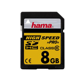 כרטיס זיכרון SDHC PRO בנפח 8GB עם 10 שנות אחריות