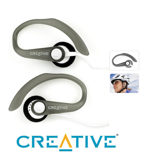 אוזניות מקצועיות לנגני MP3 עם מתפסים CREATIVE