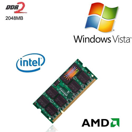 זיכרון למחשב נייד בנפח DDR2 2048MB במהירות 800Mh