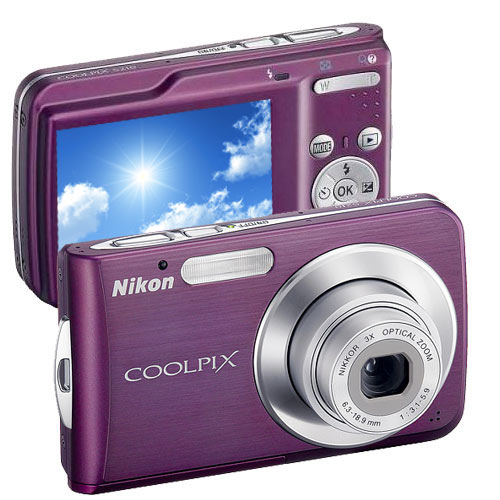 מצלמה דיגיטלית 8 מגה פיקסל Nikon S210 מחודשת+4GB