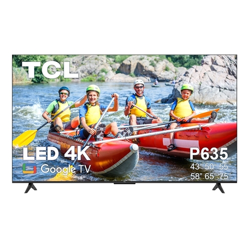 טלוויזיה "58 UHD 4K Google TV דגם TCL 58P635