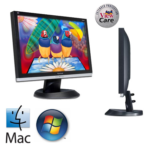 מסך מחשב דק ''LCD 19 ניגודיות 10000:1 ViewSonic