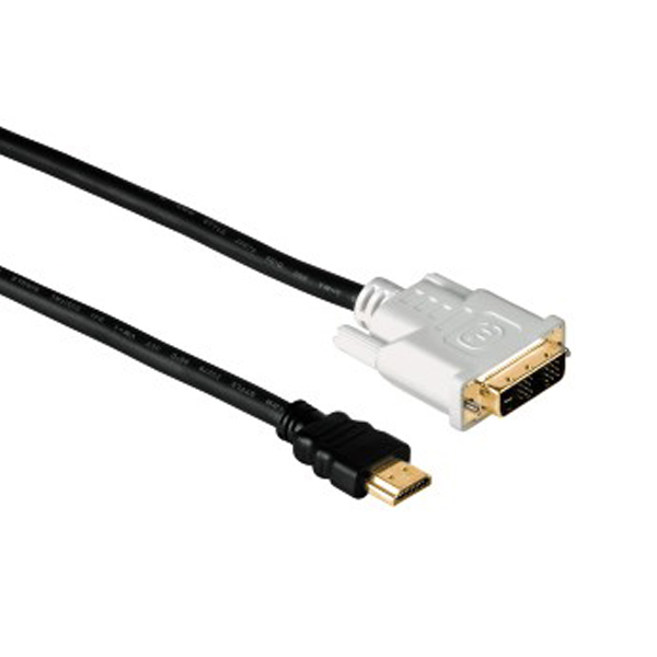 כבל HDMI ל-DVI באורך 2 מטר HAMA