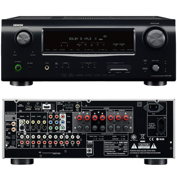 רסיבר קולנוע ביתי 5.1 ערוצים DENON AVR-1509