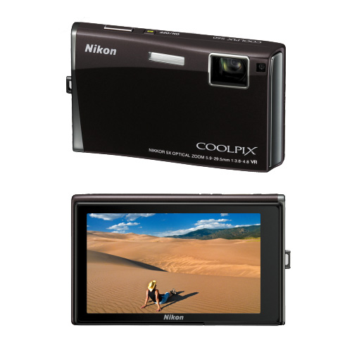 מצלמה דיגיטלית 10 מגה NIKON CoolPix S60 + מתנה