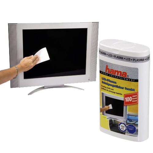 מטליות ניקוי מסכי מחשב ניידים ו- HAMA LCD