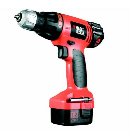 מברגה ומקדחה נטענת BLACK&amp;DECKER 12V