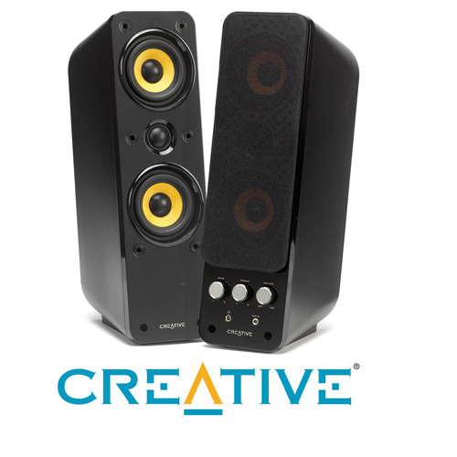 רמקולים בעוצמה של GigaWorks T40 II 32W RMS