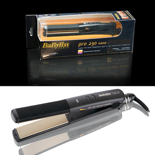 מחליק שיער מקצועי מסדרת נאנו BaByliss