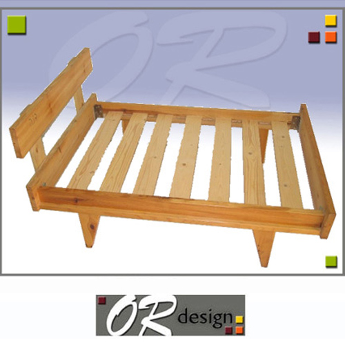 מיטה מעץ כולל ראש ומסגרת למזרן Or-Design