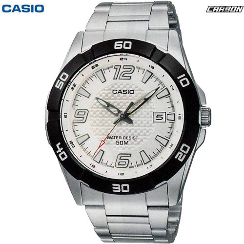 שעון מפואר לגבר עם לוח קרבון CASIO