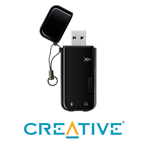כרטיס קול בחיבור USB מדמה צליל סראונד CREATIVE