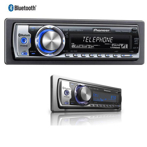 רדיו דיסק MP3 עם BLUETOOTH מובנה PIONEER מתצוגה