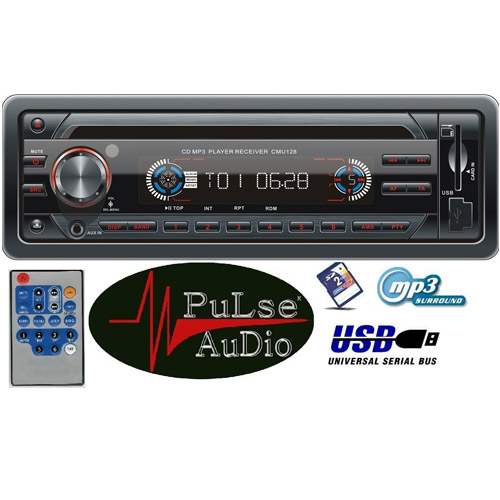 רדיו דיסק MP3 לרכב בעל כניסות AUX ,USB