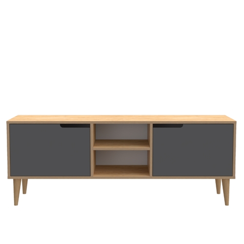 מזנון לסלון כולל דלתות ומדף מרכזי 6739 H.KLEIN