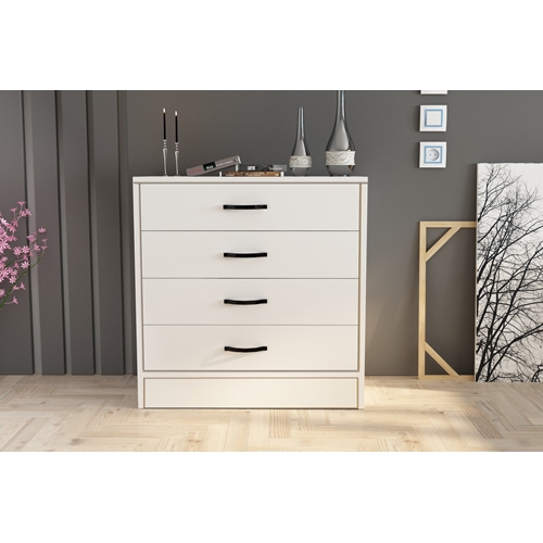 שידת אחסון בעלת 4 מגירות ברוחב 86 ס"מ TUDO DESIGN