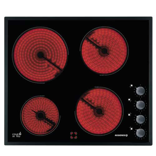 כיריים קראמיות 4 מבערים ROSIERES דגם RVM-640