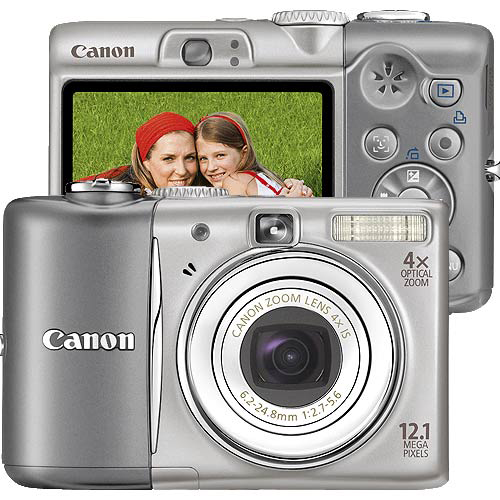 מצלמה דיגיטלית 12.1 מגה Canon A1100IS+מתנות